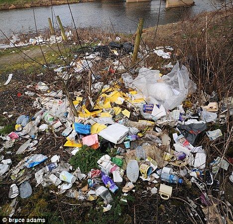 世界各地仍然有大量的塑料被当做垃圾随便的丢弃在海滩或城市的街道上